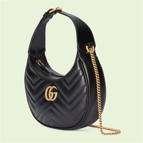 gucci gg half moon|Gucci gg marmont shoulder bag.